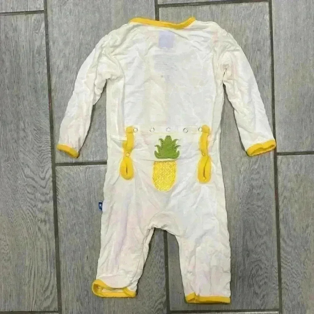 KicKee Pants Coverall Pajamas Size 0-3 months​ - Picture 3 of 3
